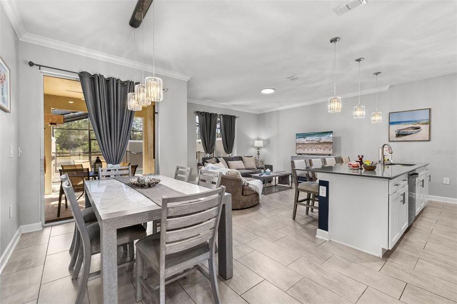 Furnished interior view inside a new home in Storey Lake: Vacation Townhomes, Kissimmee (Image 4). Furnished interior view inside a new home in Storey Lake: Vacation Townhomes, Kissimmee (Image 4).