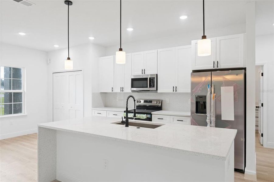 Furnished interior view inside a new home in , Ocala (Image 9).