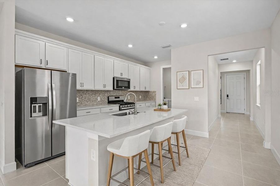 Furnished interior view inside a new home in , Nokomis (Image 7).