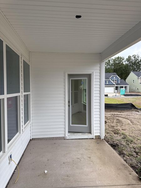 Exterior details and patio area of a home in Oakley Pointe, Moncks Corner (Image 3).