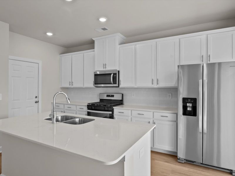 Furnished interior view inside a new home in Cedar Shoals – Heritage Collection, Piedmont (Image 3).