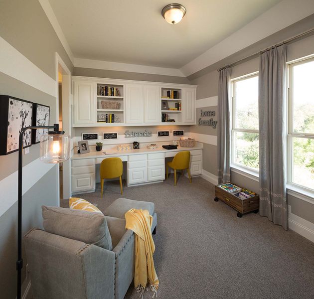 Representative Living Space - some options shown
