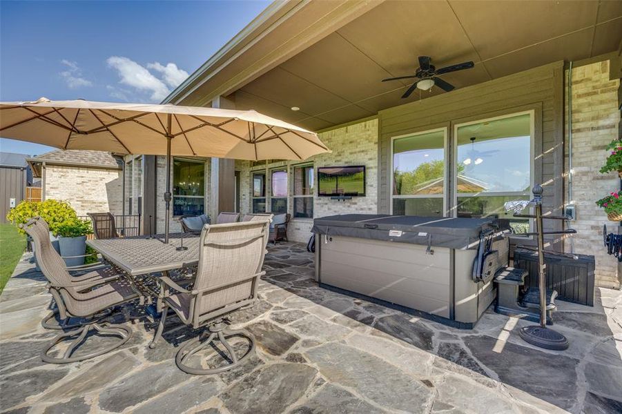 Exterior details and patio area of a home in Error: Invalid Content, Van Alstyne (Image 24). Exterior details and patio area of a home in Error: Invalid Content, Van Alstyne (Image 24).