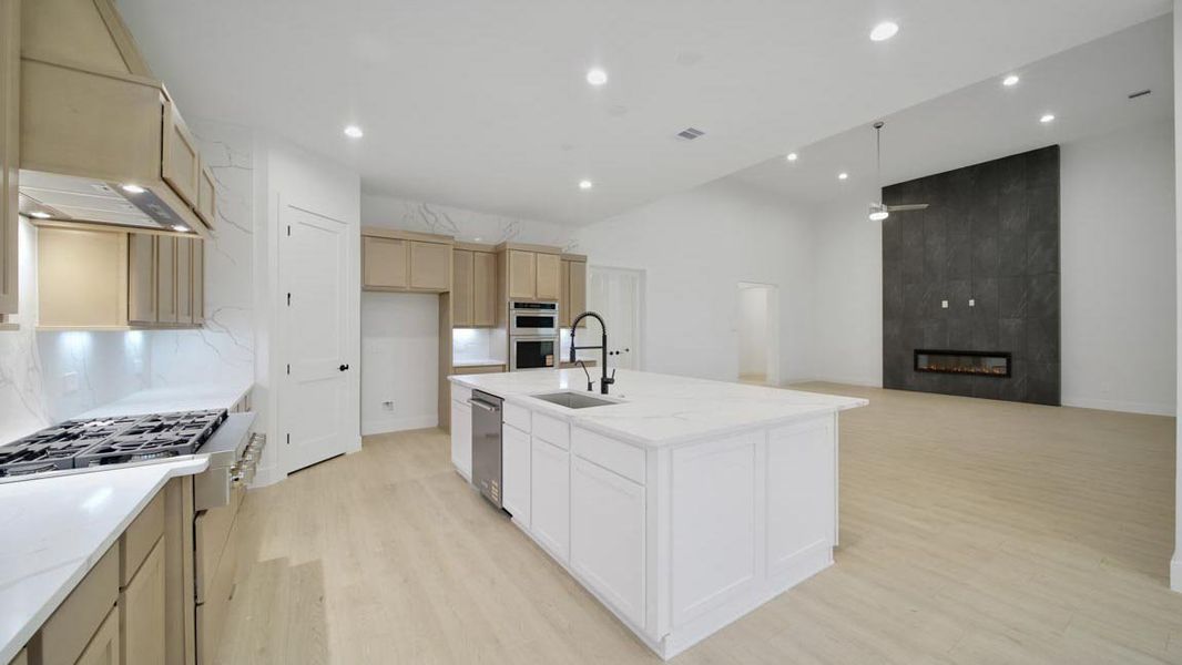 Representative furnished interior of a home built from the H70d by D.R. Horton in Butlers Bend Estates, Pinehurst (Image 9).