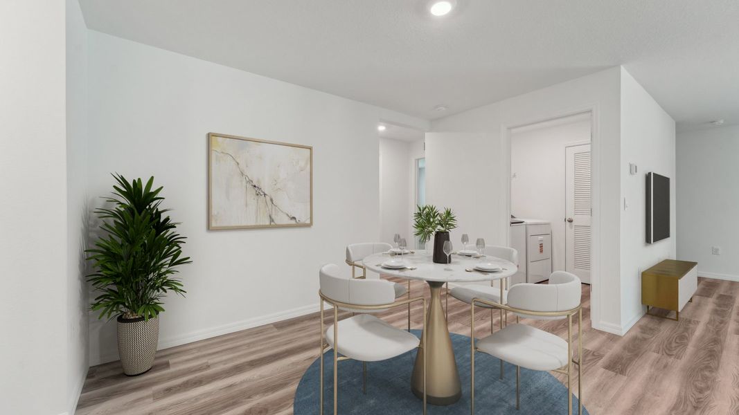 Furnished interior view inside a new home in Farm at Varrea, Plant City (Image 8).