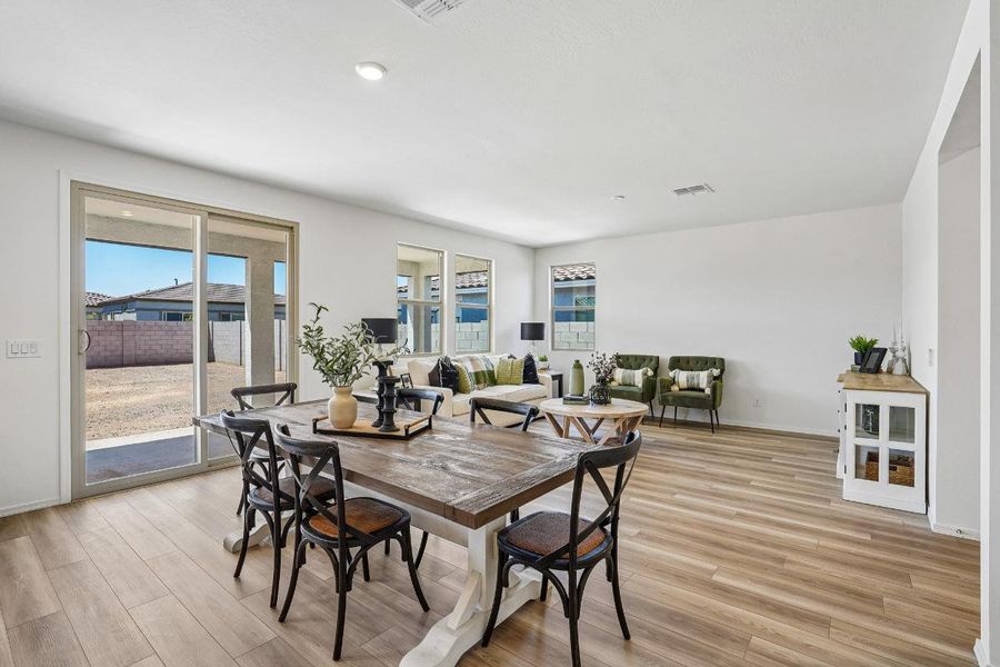 Furnished interior view inside a new home in Bella Camino Traditions, San Tan Valley (Image 6).
