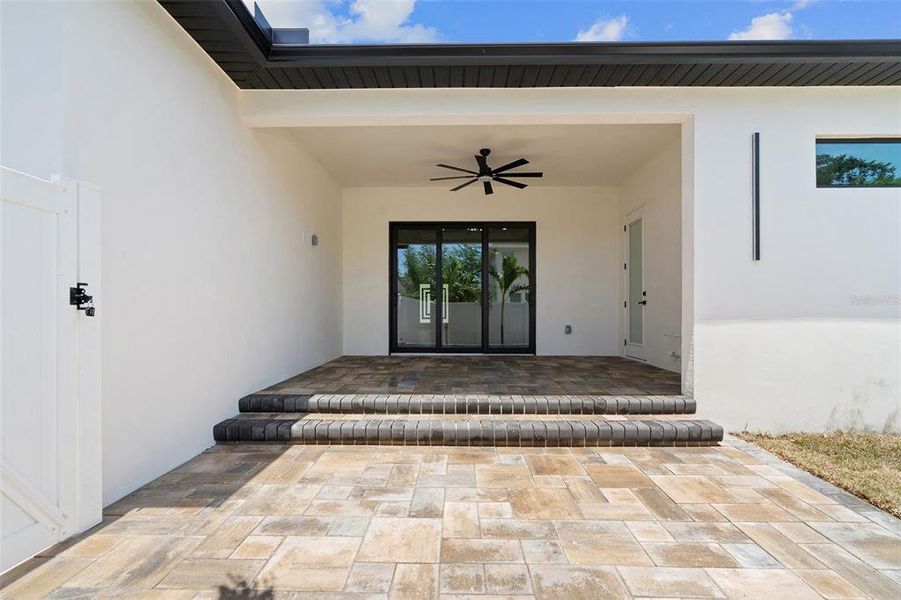 Exterior details and patio area of a home in , Tampa (Image 30). Exterior details and patio area of a home in , Tampa (Image 30).