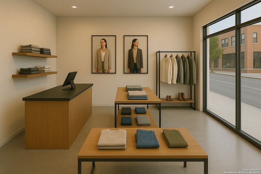 Furnished interior view inside a new home in , San Antonio (Image 4).