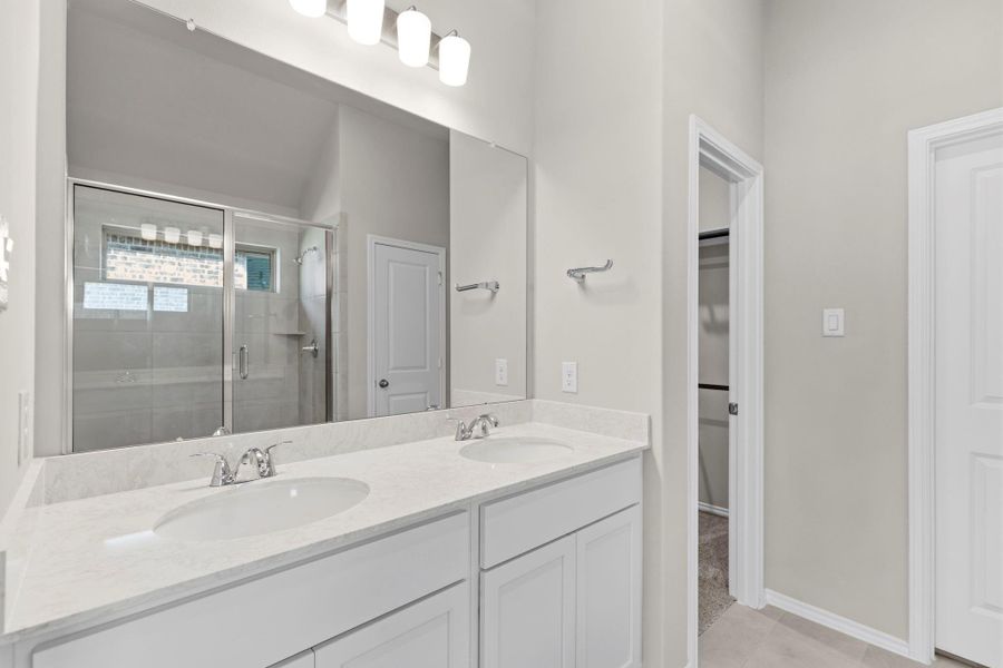 Furnished interior view inside a new home in Grand Central Park, Conroe (Image 13).