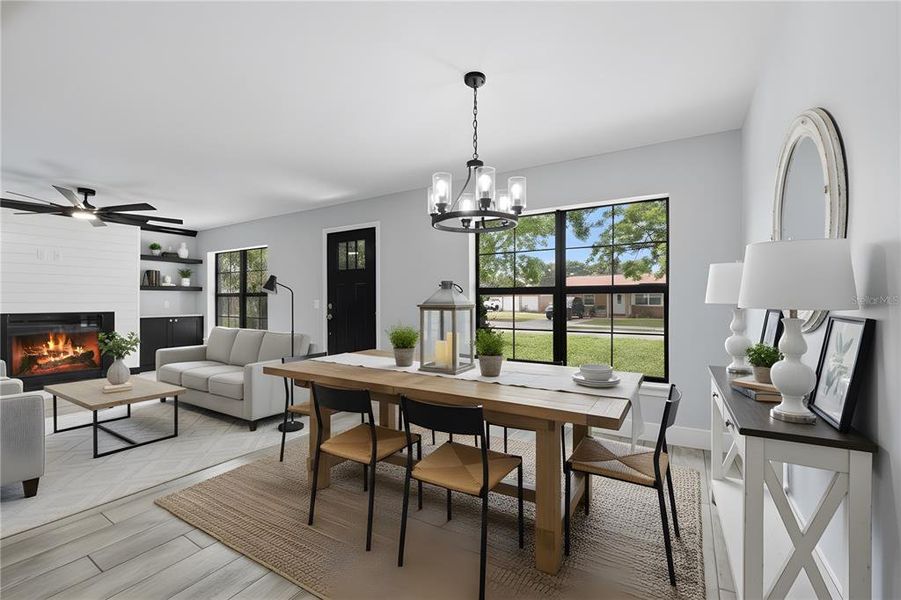 Furnished interior view inside a new home in , Auburndale (Image 18).