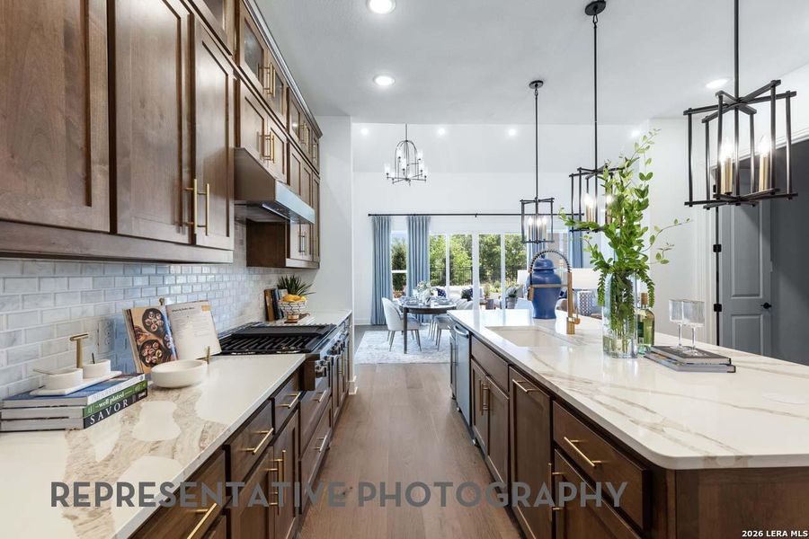 Furnished interior view inside a new home in Davis Ranch, San Antonio (Image 25).