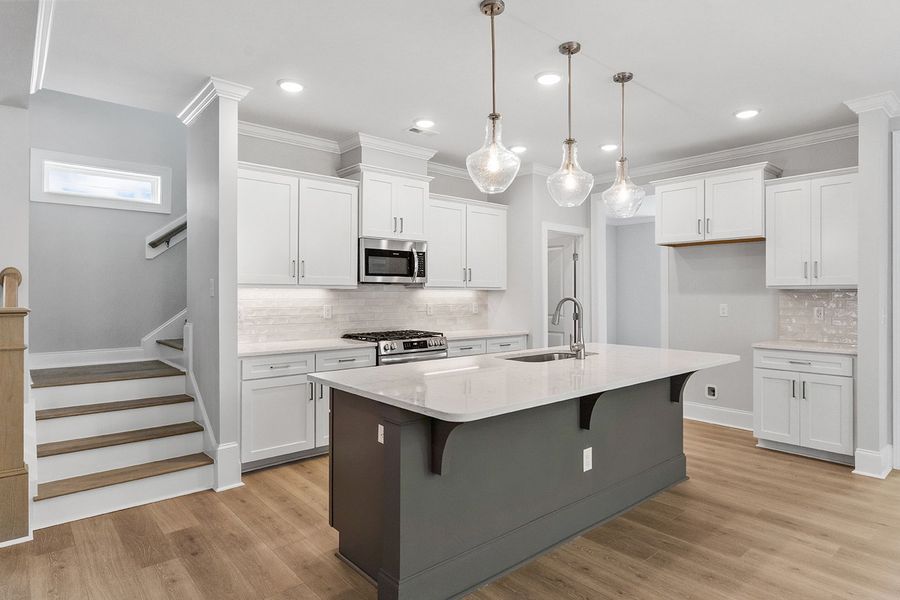 Representative furnished interior of a home built from the The Wisteria by RobuckHomes in East & Mason, Wilmington (Image 43).