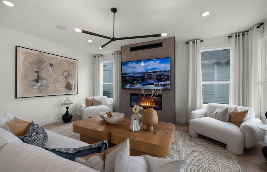 Representative furnished interior of a home built from the Mystique by Del Webb in Del Webb New Braunfels at Veramendi, New Braunfels (Image 5).