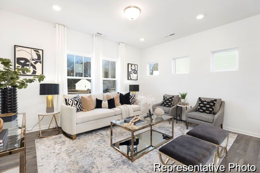 Furnished interior view inside a new home in Reeves Crossing, St. George (Image 7). Furnished interior view inside a new home in Reeves Crossing, St. George (Image 7).