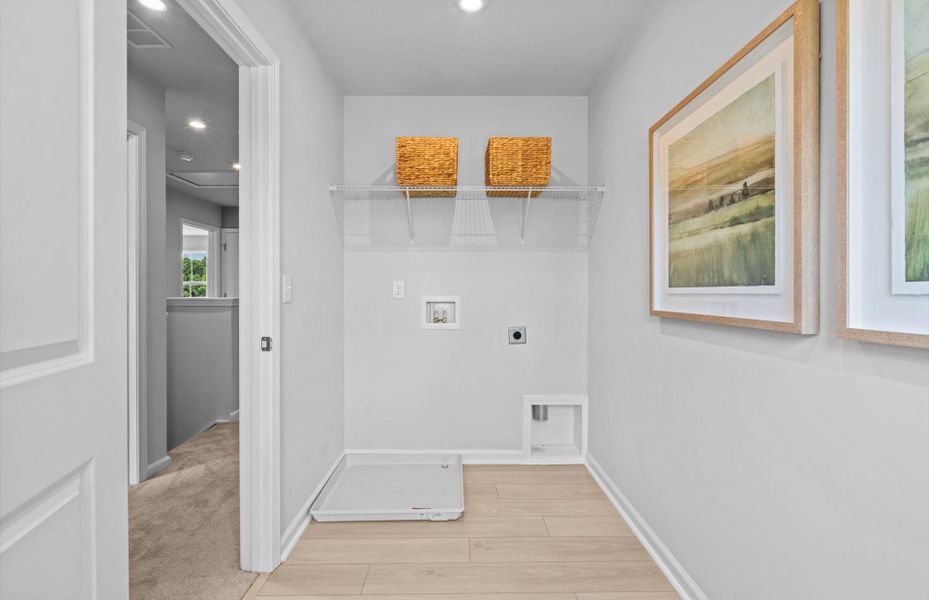Representative unfurnished interior of a home built from the Longspur by Centex in Baxley Park, Jonesboro (Image 23). Representative unfurnished interior of a home built from the Longspur by Centex in Baxley Park, Jonesboro (Image 23).