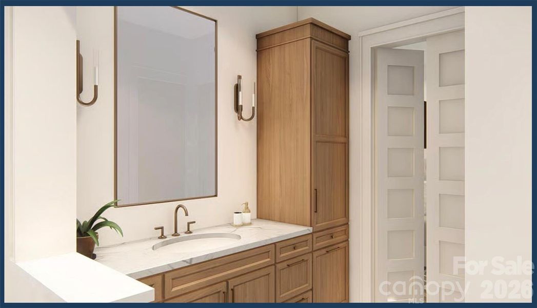 Furnished interior view inside a new home in , Marshville (Image 8).