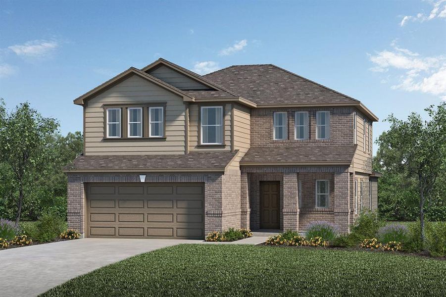 Welcome home to 705 Appaloosa Meadow Drive located in Mustang Ridge and zoned to Magnolia ISD.