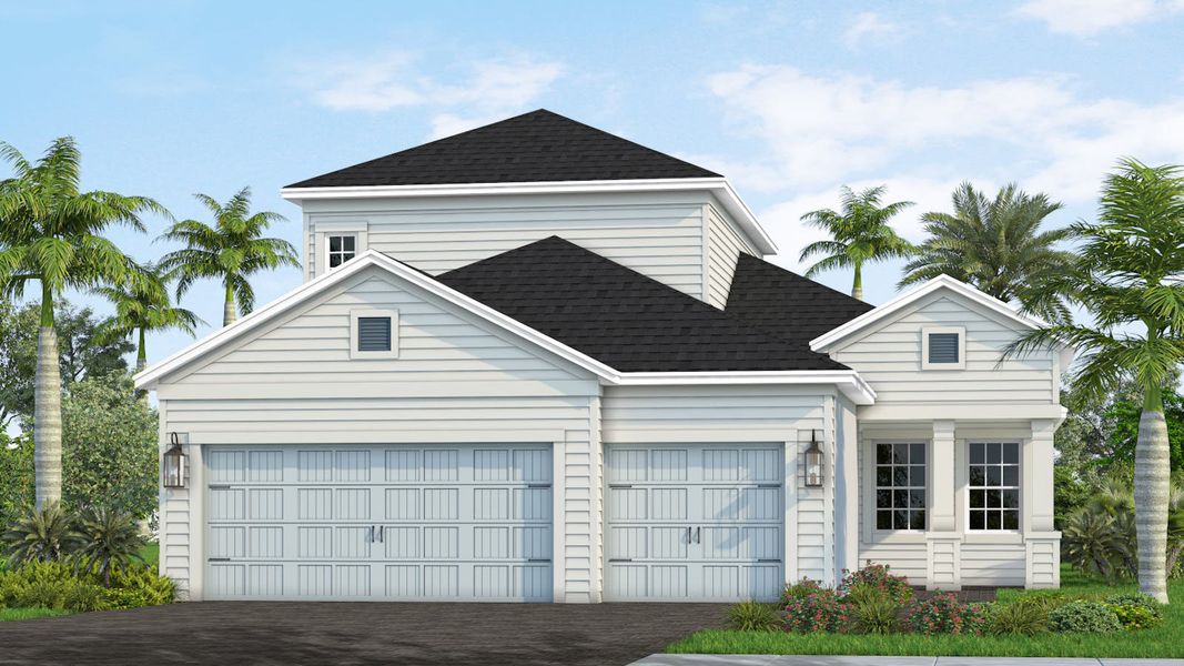 Representative exterior photo of a completed home built from the Lighthouse by Neal Communities in Windward Real Estate and Homes for Sale in Sarasota, FL - Neal Communities, Sarasota, FL (Image 5).