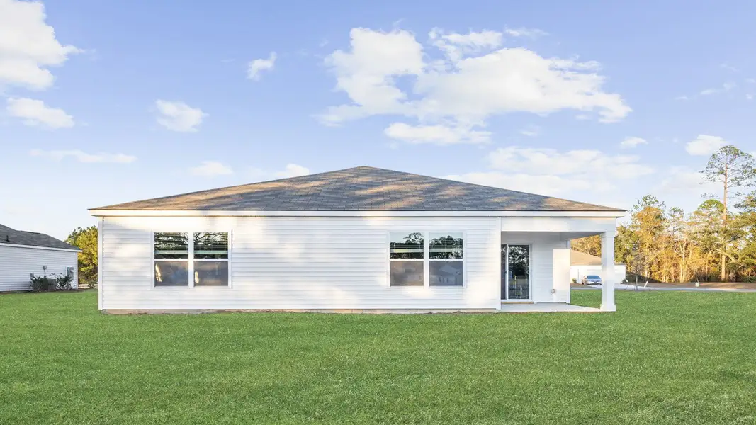 Exterior details and patio area of a home in Cypress Landing, Hardeeville (Image 2). Exterior details and patio area of a home in Cypress Landing, Hardeeville (Image 2).