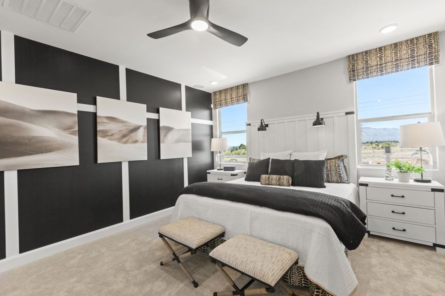 Representative furnished interior of a home built from the Sienna by Mattamy Homes in Silverbell Ridge, Tucson (Image 9). Representative furnished interior of a home built from the Sienna by Mattamy Homes in Silverbell Ridge, Tucson (Image 9).
