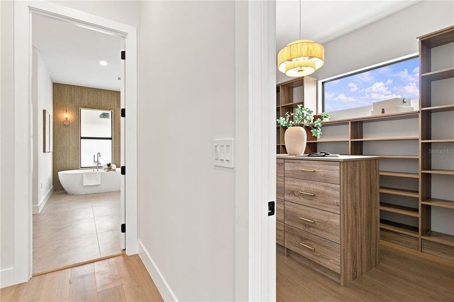 Furnished interior view inside a new home in , Tampa (Image 47).