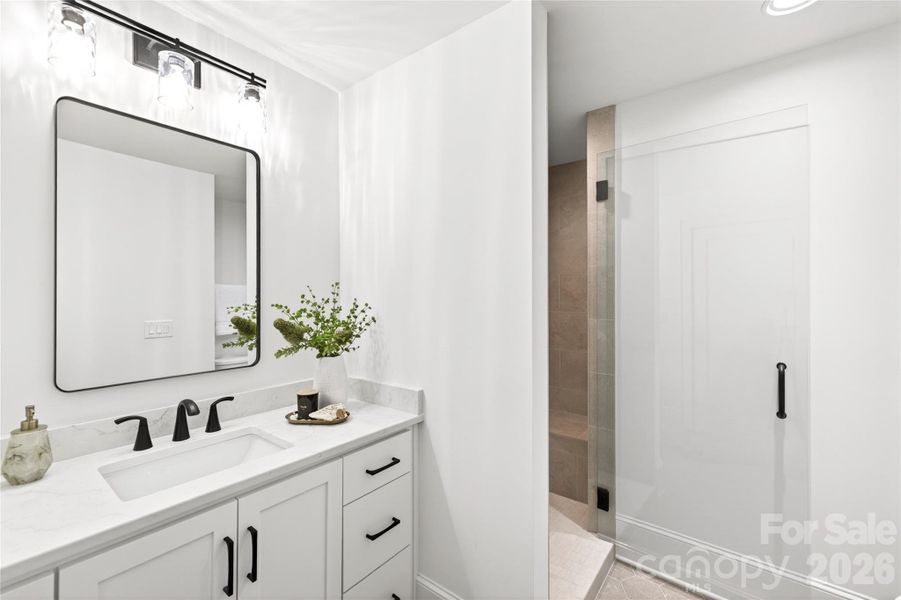 Furnished interior view inside a new home in , Charlotte (Image 35).