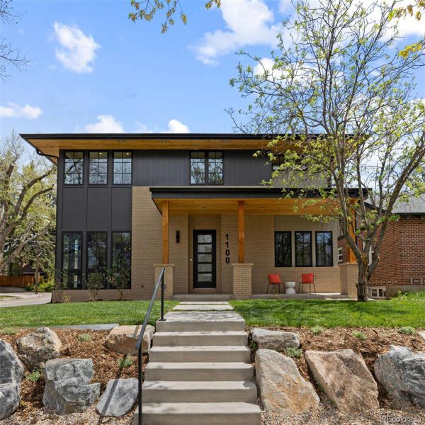 Front exterior of a new home in , Denver, CO, highlighting curb appeal (Image 25).