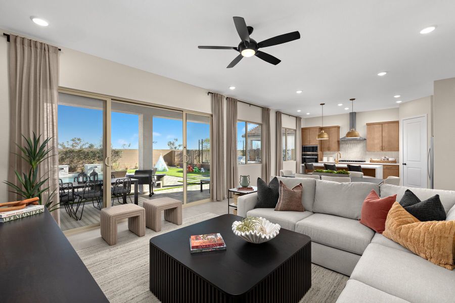Representative furnished interior of a home built from the Sienna by Mattamy Homes in Soleo, San Tan Valley (Image 11).