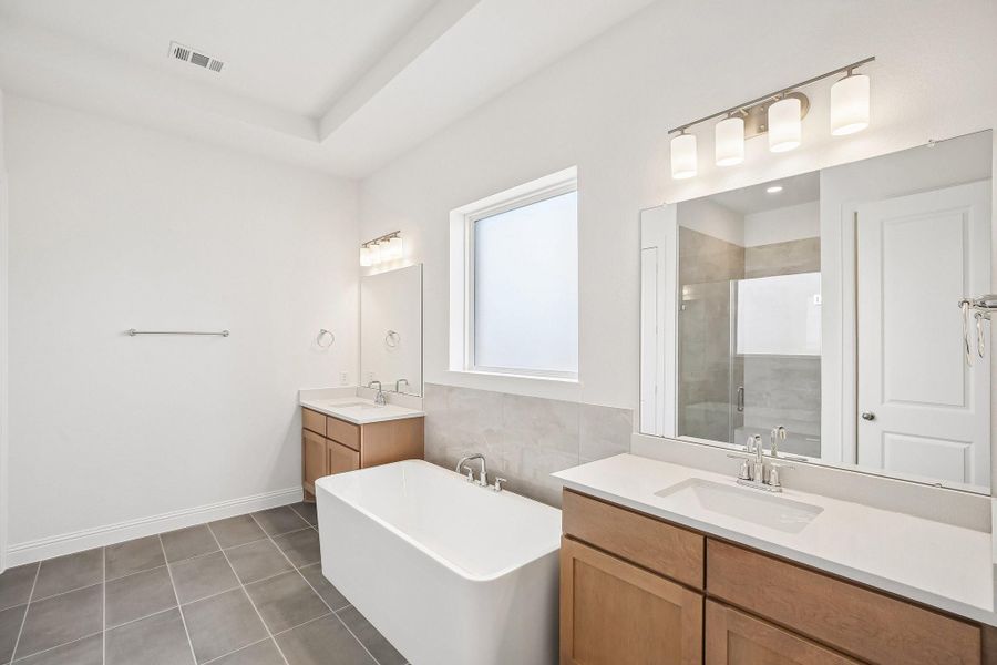 Furnished interior view inside a new home in Legacy, Friendswood (Image 9).