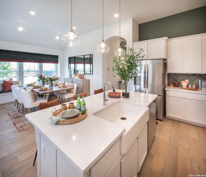 Furnished interior view inside a new home in Davis Ranch, San Antonio (Image 13).