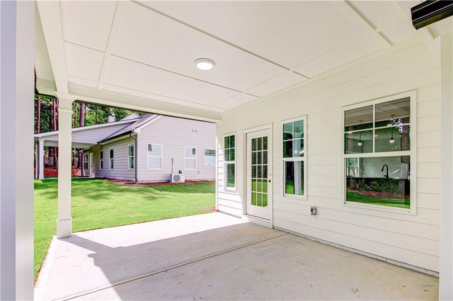 Exterior details and patio area of a home in , Villa Rica (Image 31).