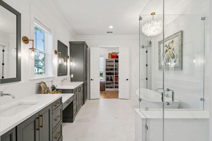 Furnished interior view inside a new home in , Mount Pleasant (Image 4).