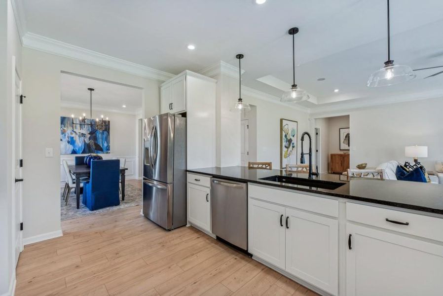 Furnished interior view inside a new home in Jones Ridge, Dallas (Image 5).