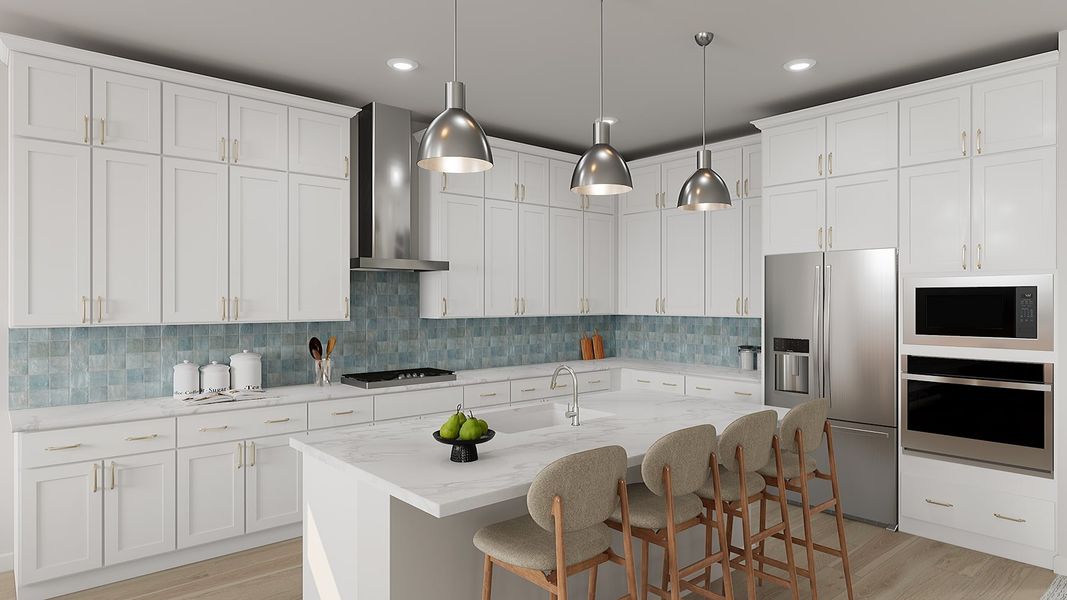 Representative furnished interior of a home built from the Gardenia Plan 5009 by Tri Pointe Homes in Soleo, San Tan Valley (Image 3).