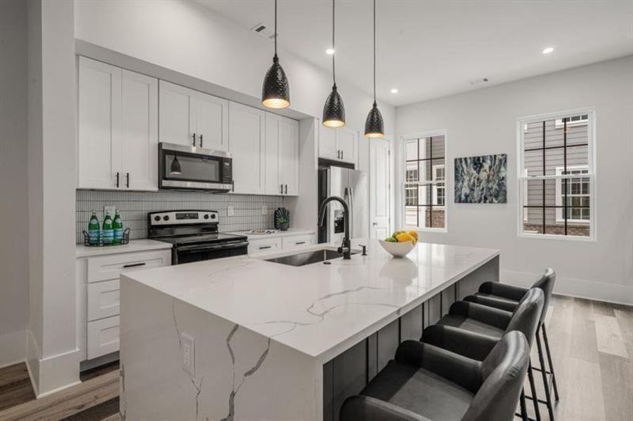Furnished interior view inside a new home in , Hapeville (Image 5).