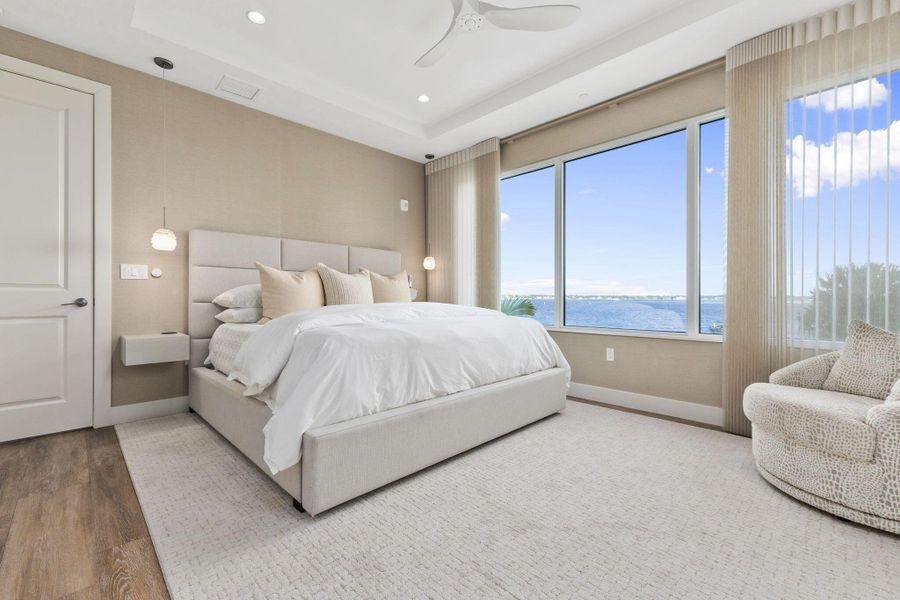 Furnished interior view inside a new home in , Stuart (Image 22).