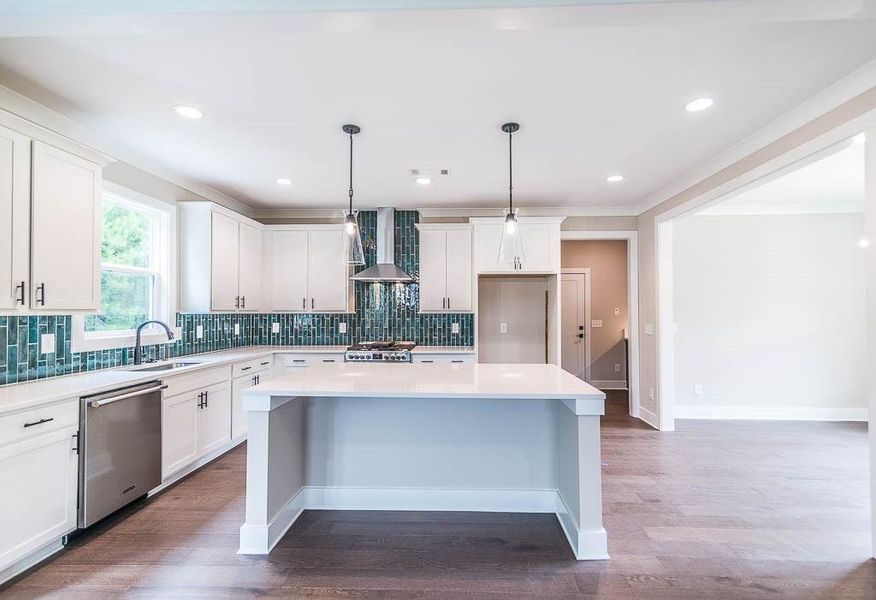 Furnished interior view inside a new home in , Decatur (Image 11).