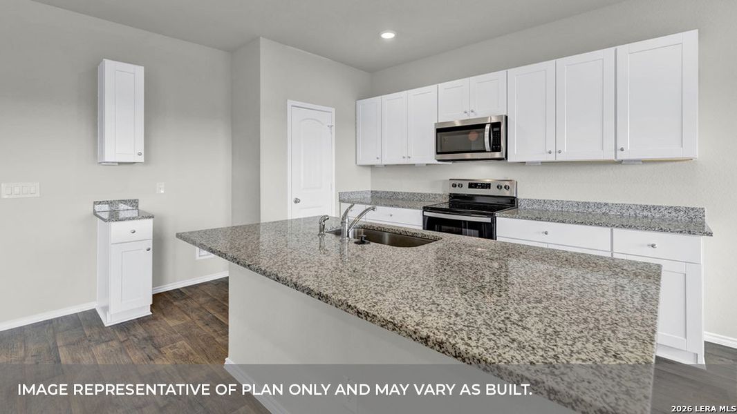 Furnished interior view inside a new home in Arroyo Ranch, Seguin (Image 6).