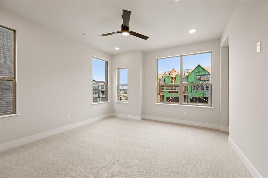 You'll find nicely sized secondary bedrooms in our Palmer End floor plan.