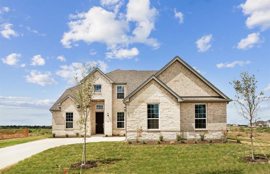 NEW CONSTRUCTION: Beautiful two-story home available at Westside Preserve in Midlothian