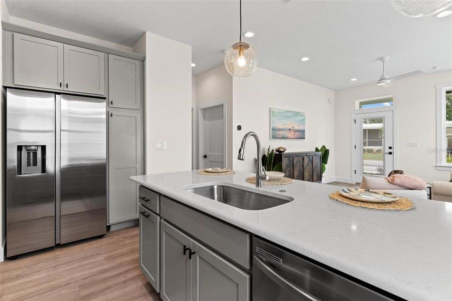 Kitchen with Stainless Steel Appliances