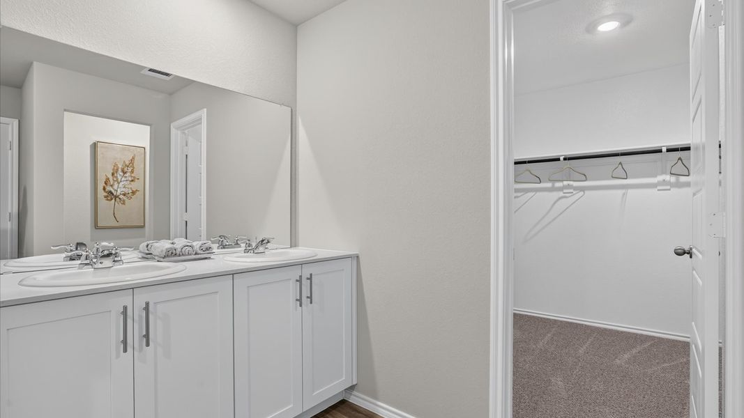Furnished interior view inside a new home in Townes Landing, Fort Worth (Image 28).