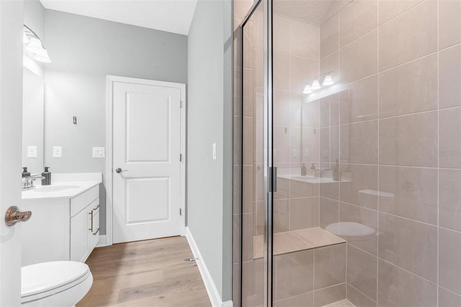 Furnished interior view inside a new home in Bella Terra, Clermont (Image 51).