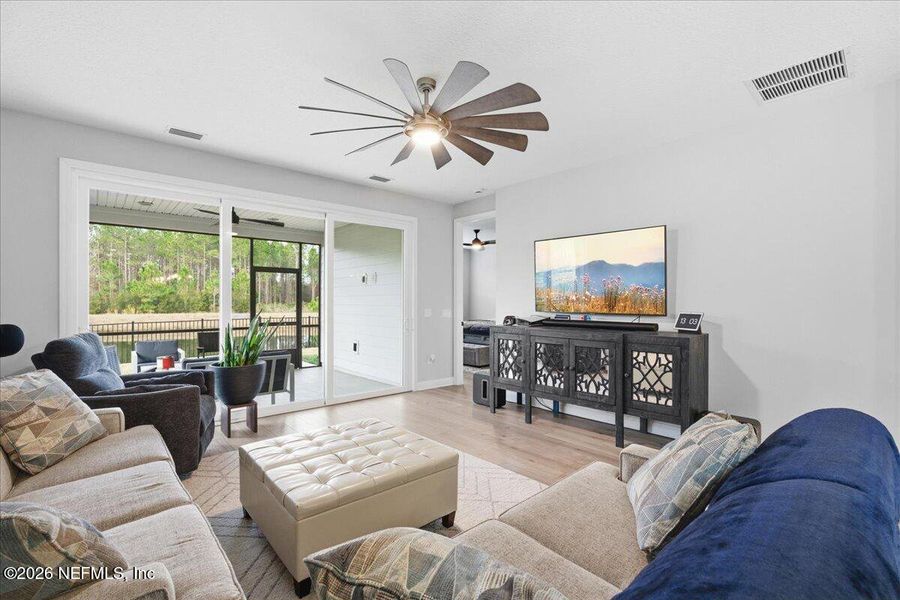 Furnished interior view inside a new home in SilverLeaf Village, St. Augustine (Image 9).