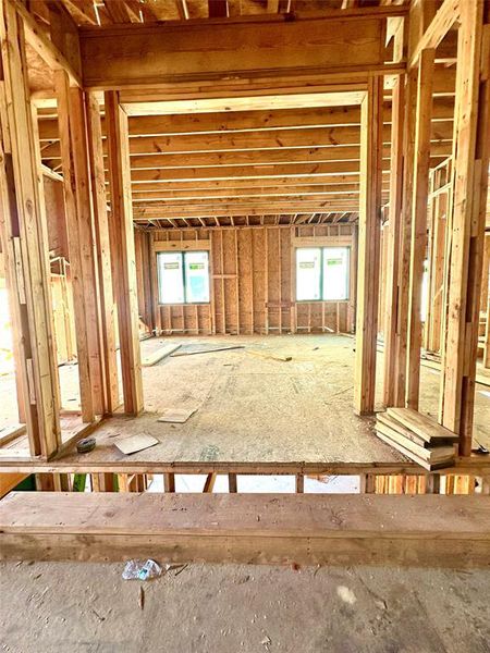 Current construction 10/2/24. Second floor, looking into the Game room.