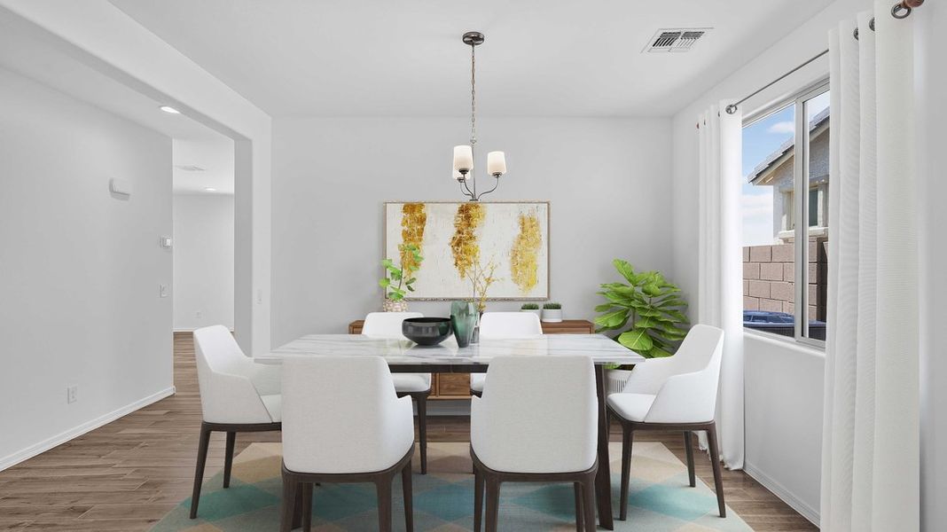 Furnished interior view inside a new home in Allen Ranches, Litchfield Park (Image 7).