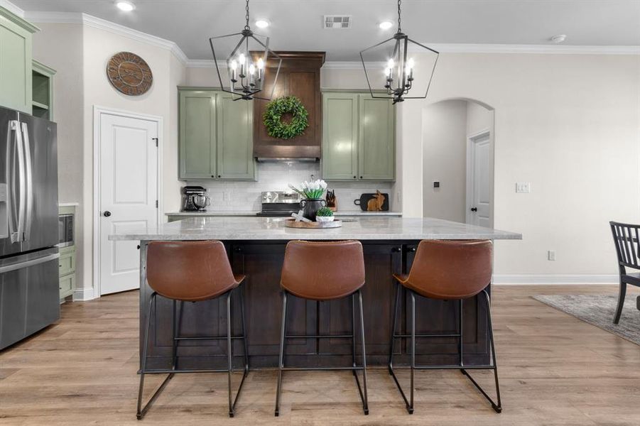 Furnished interior view inside a new home in , Robinson (Image 16). Furnished interior view inside a new home in , Robinson (Image 16).