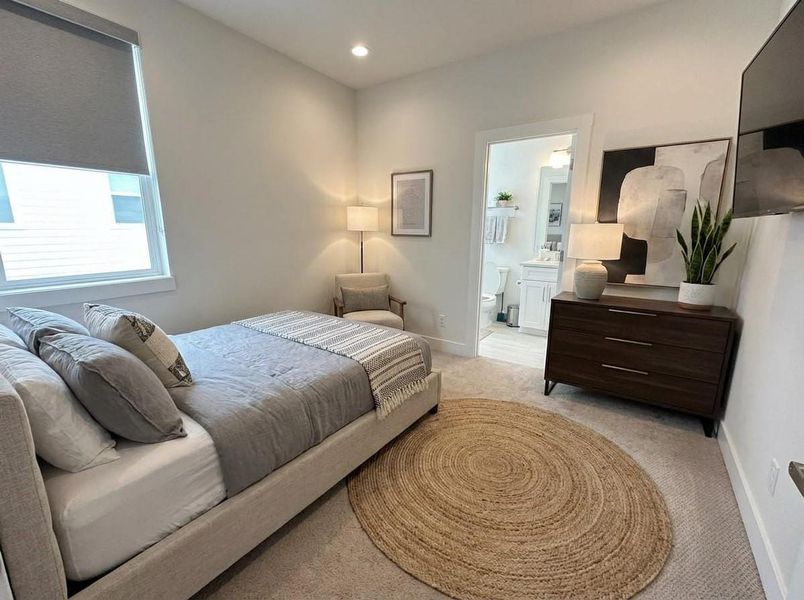 Furnished interior view inside a new home in , Houston (Image 7).