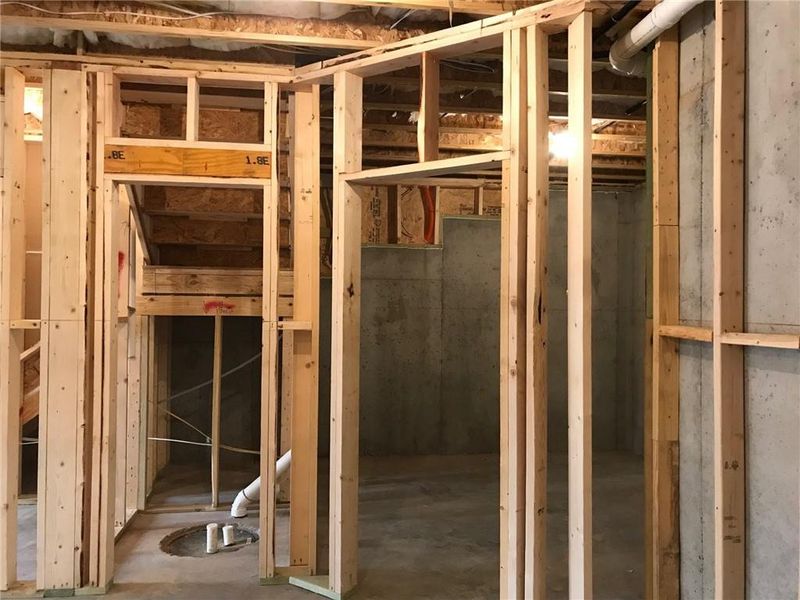 In-progress construction of a new home in Carter Grove, Cartersville, GA (Image 33).