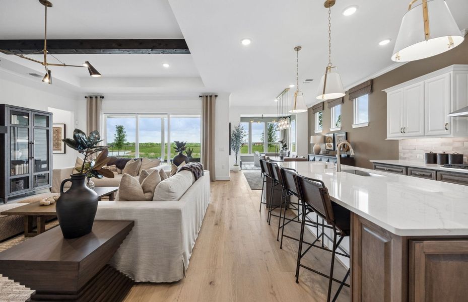 Representative furnished interior of a home built from the Stellar by Del Webb in Del Webb Sugar Land at Ryehill, Rosenberg (Image 5).